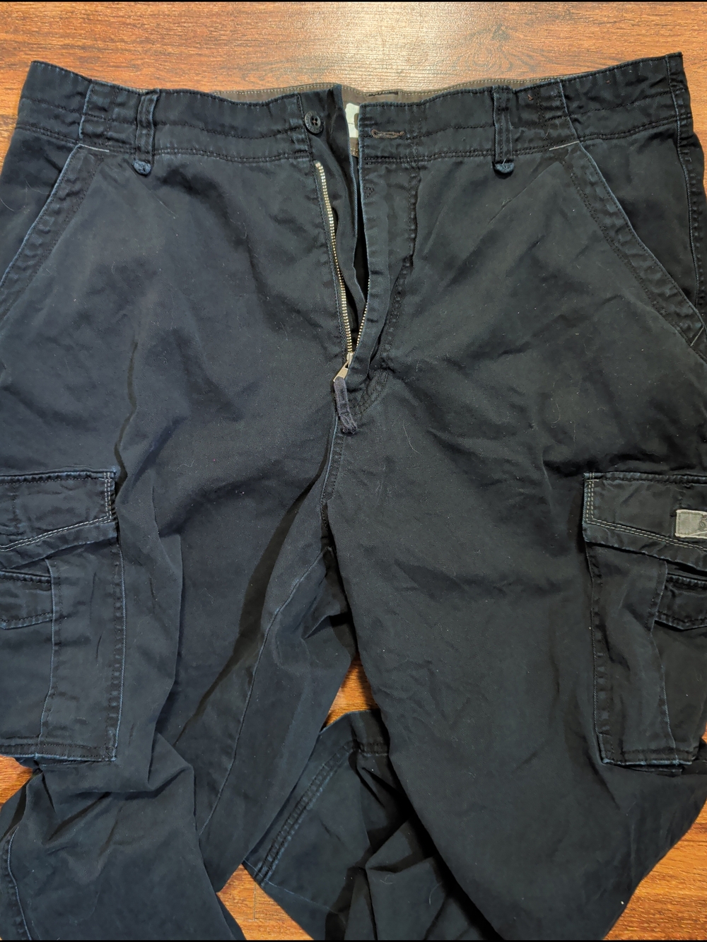 UnionBay Men's Black Cargo Pants - Classic Utility Style 40X32 - Picture 4 of 8